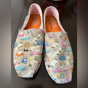 Bob’s Skechers Grumpy Cats Memory Foam Slippers Size 7.5